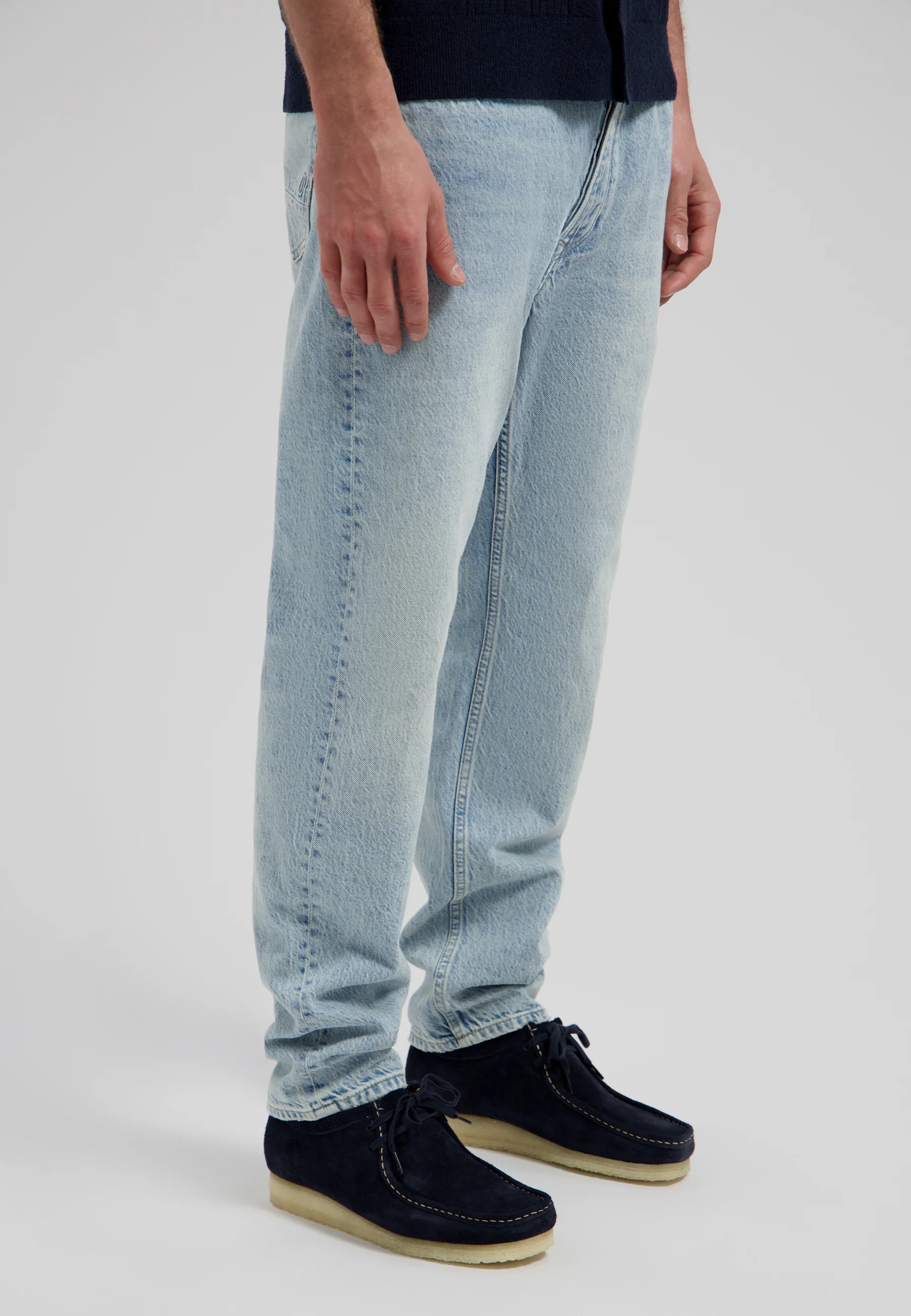 Clarks Wallabee Navy - Image 3