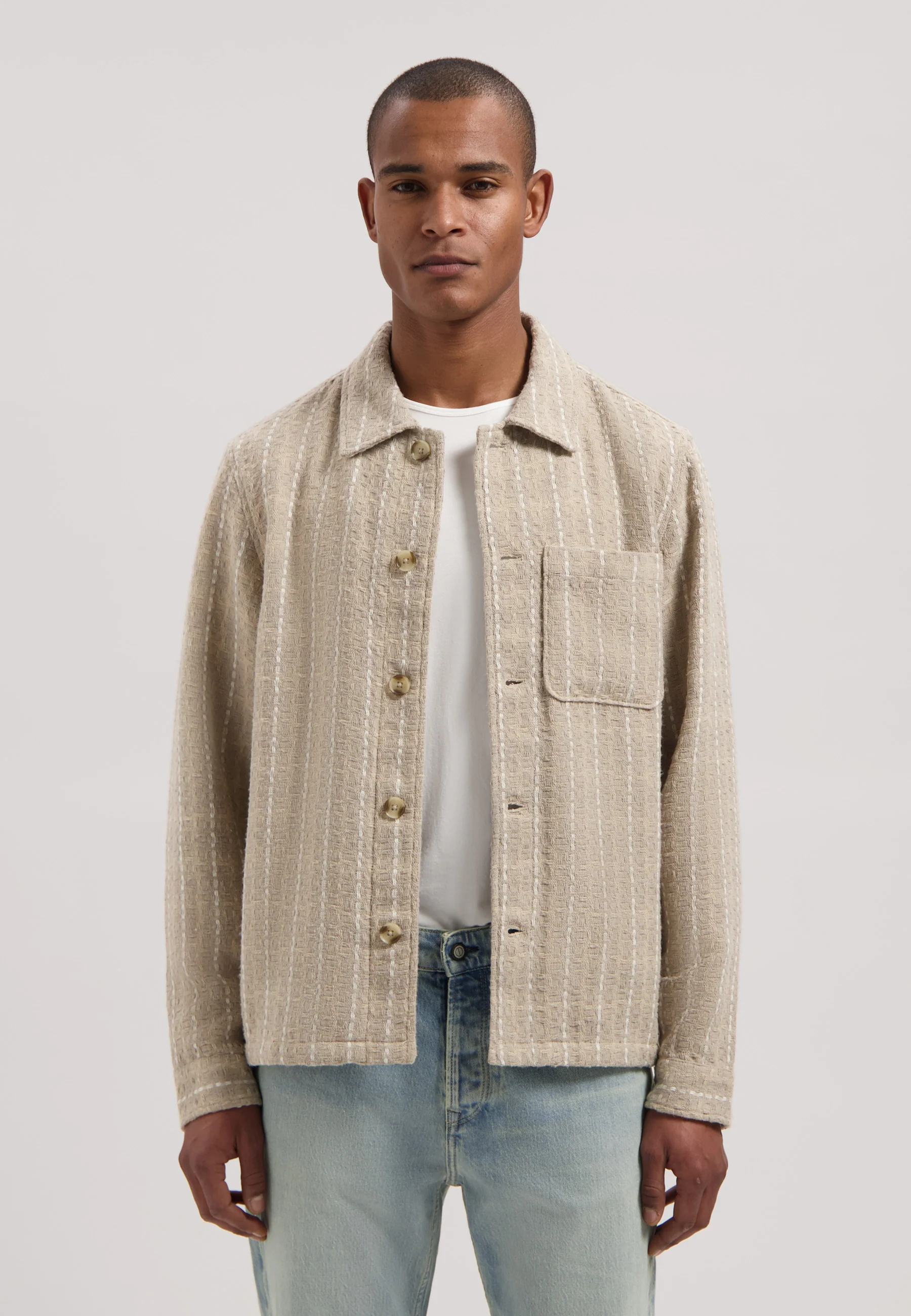 Lino Overshirt Twisted Check - Image 5