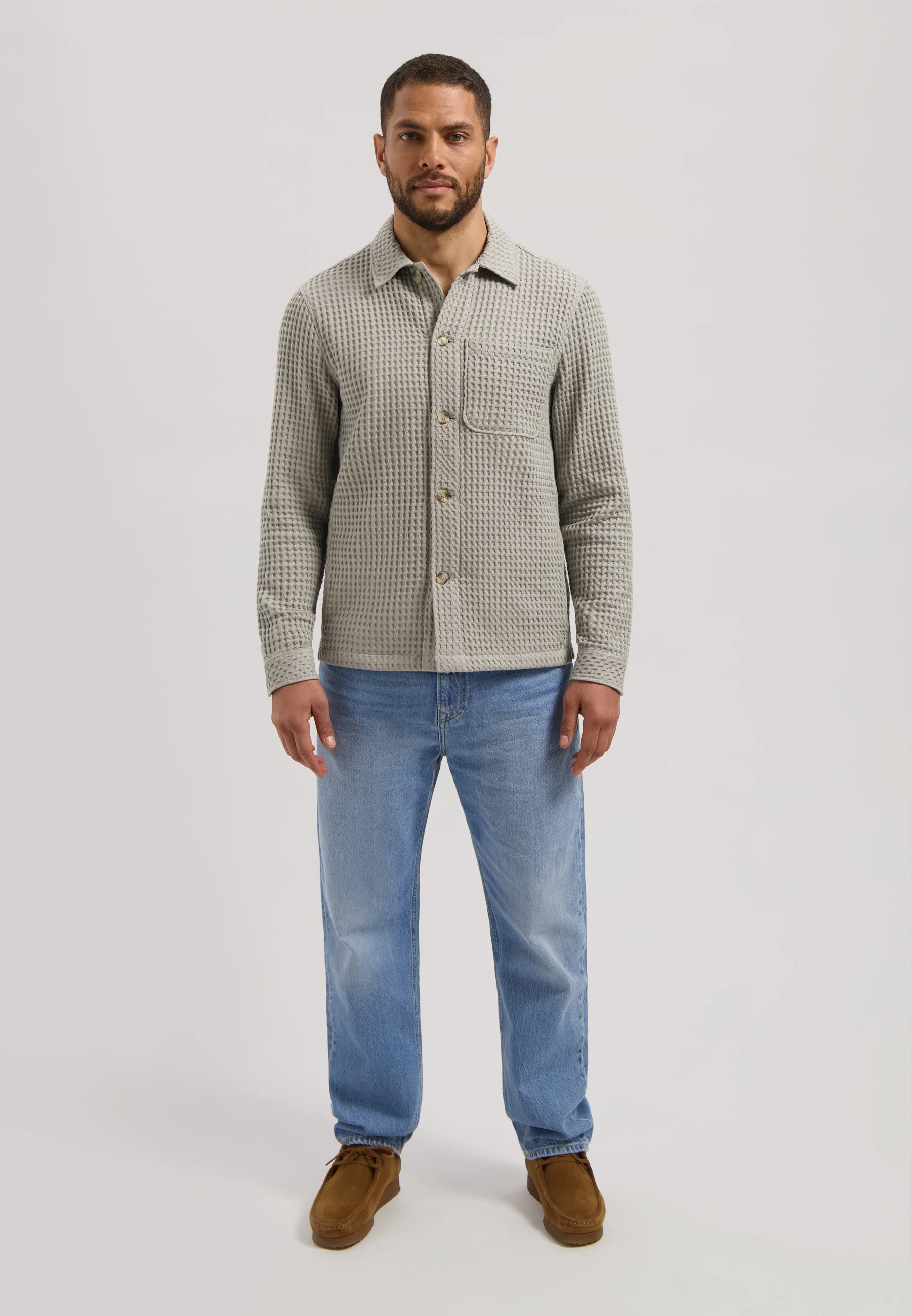 Lino Overshirt Fancy Waffle - Image 4