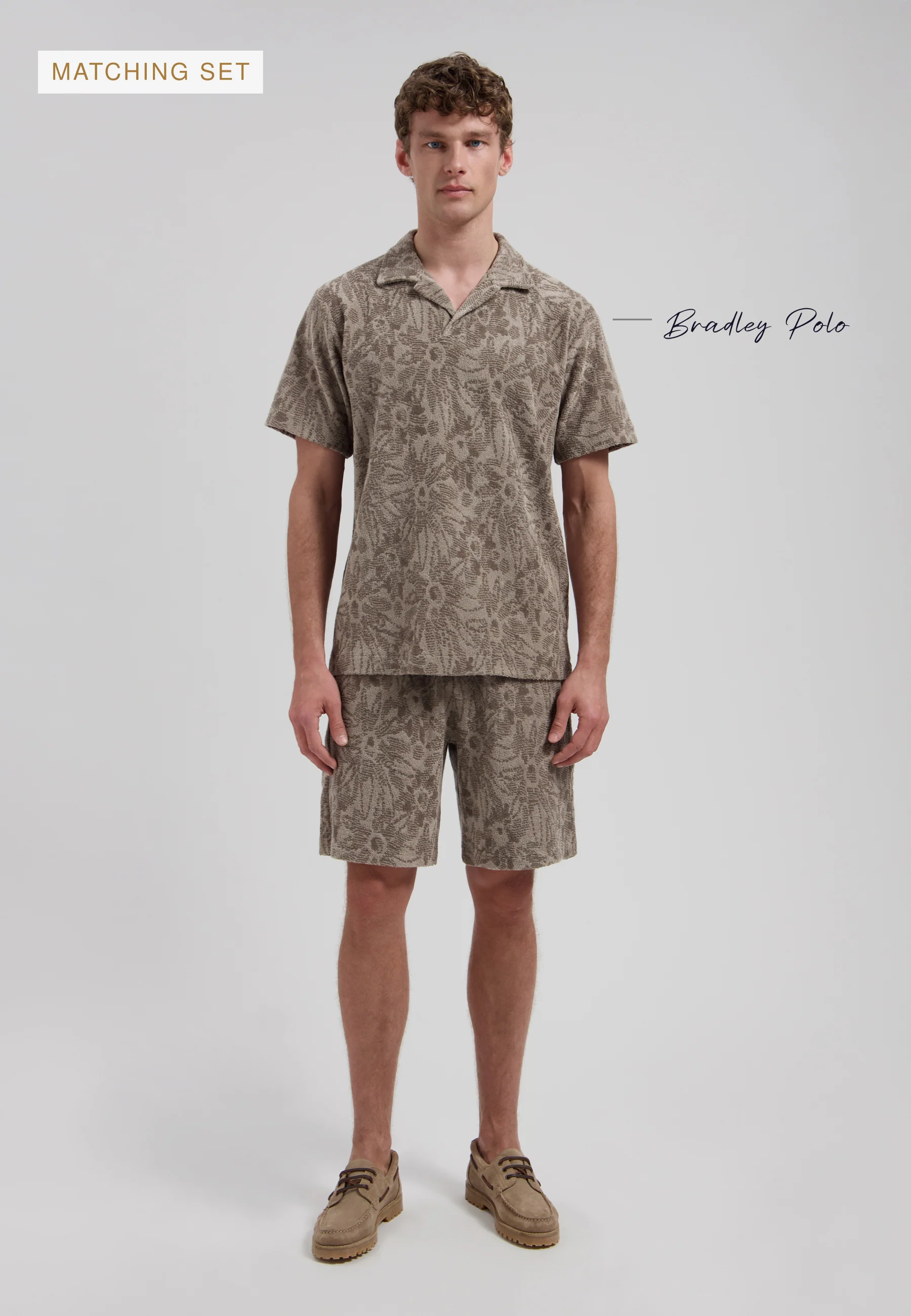 Logan Flower Jacquard Shorts - Image 4
