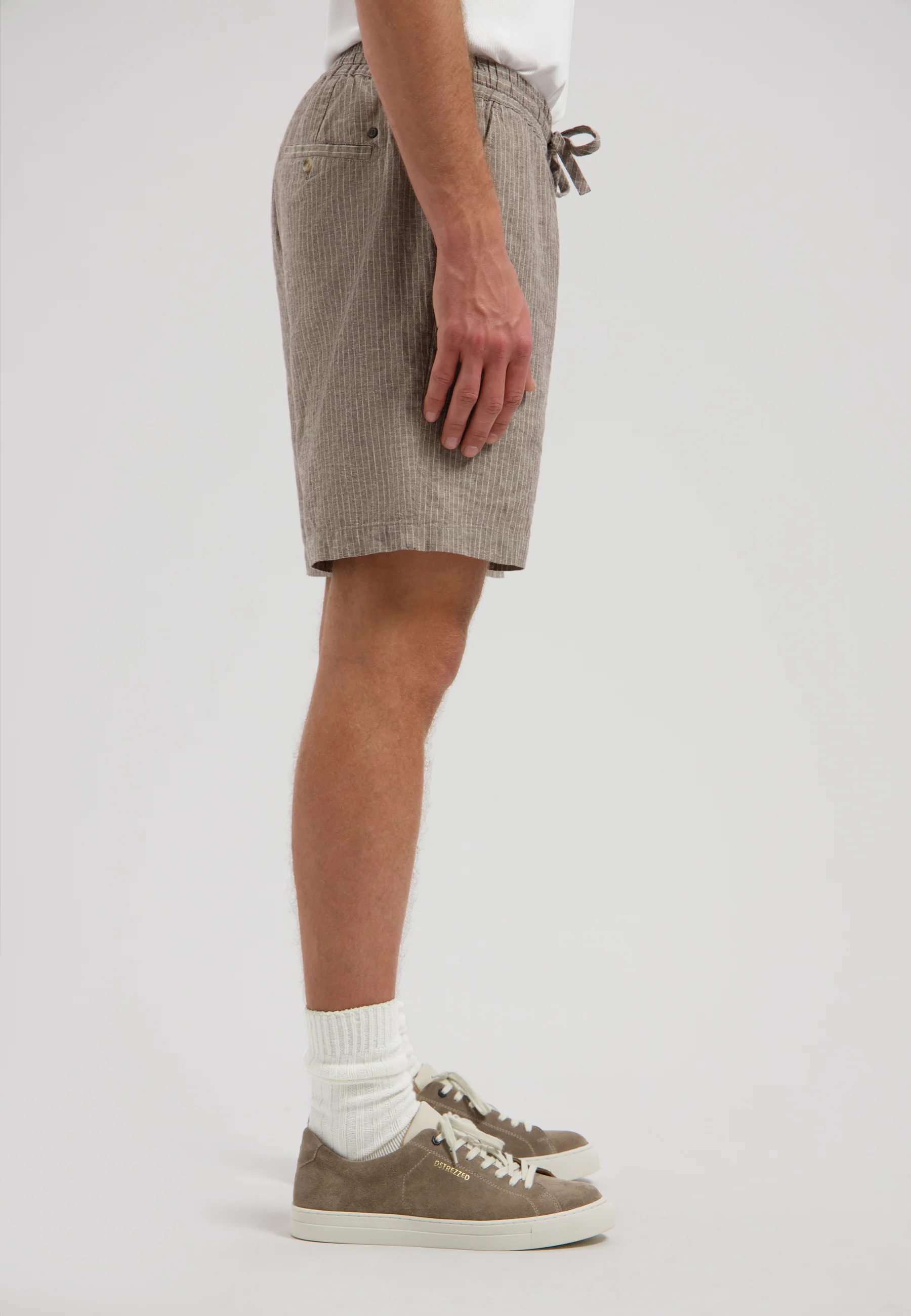 Logan Pinstripe Shorts - Image 5