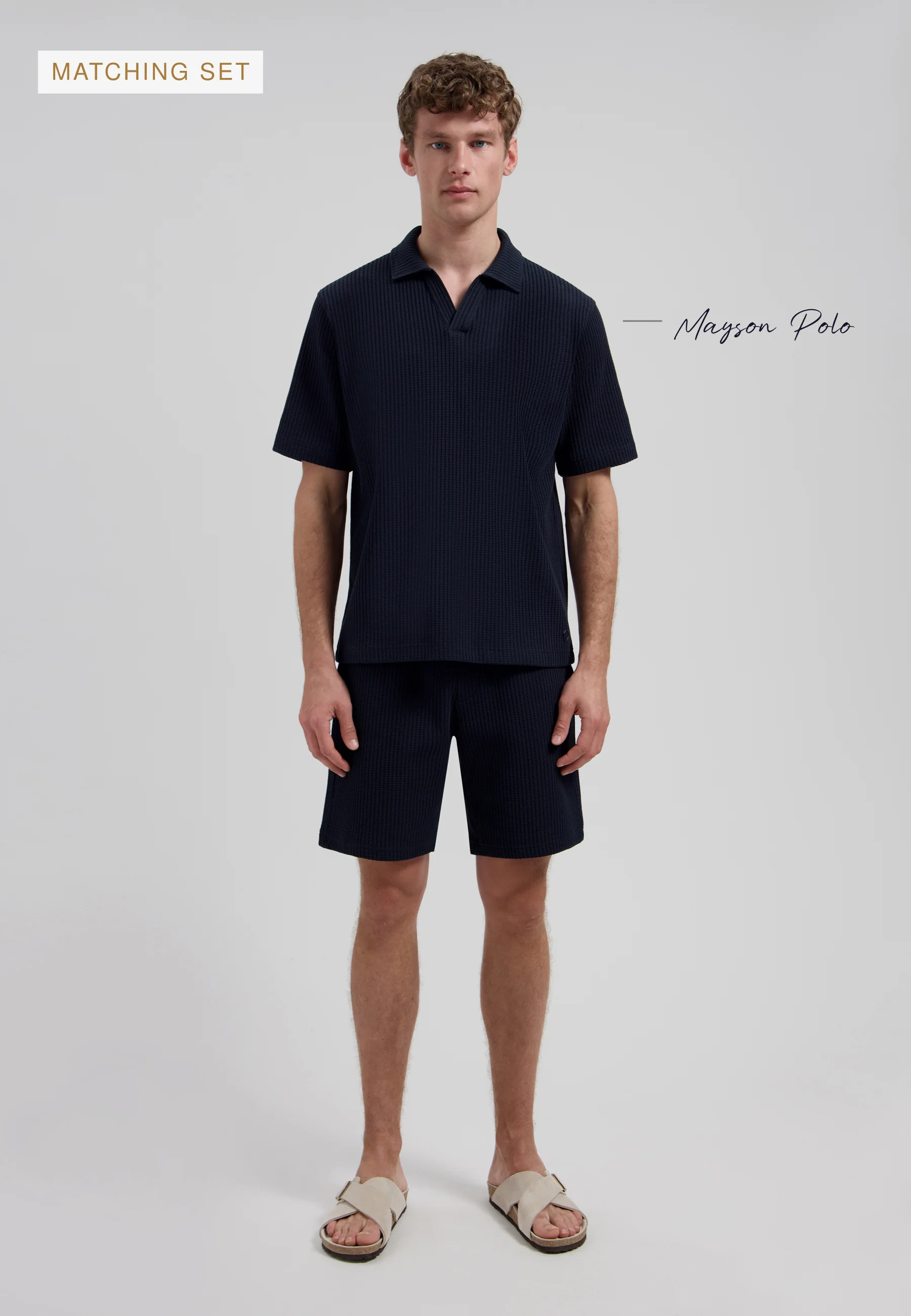 Logan Waffle Sweat Shorts - Image 16