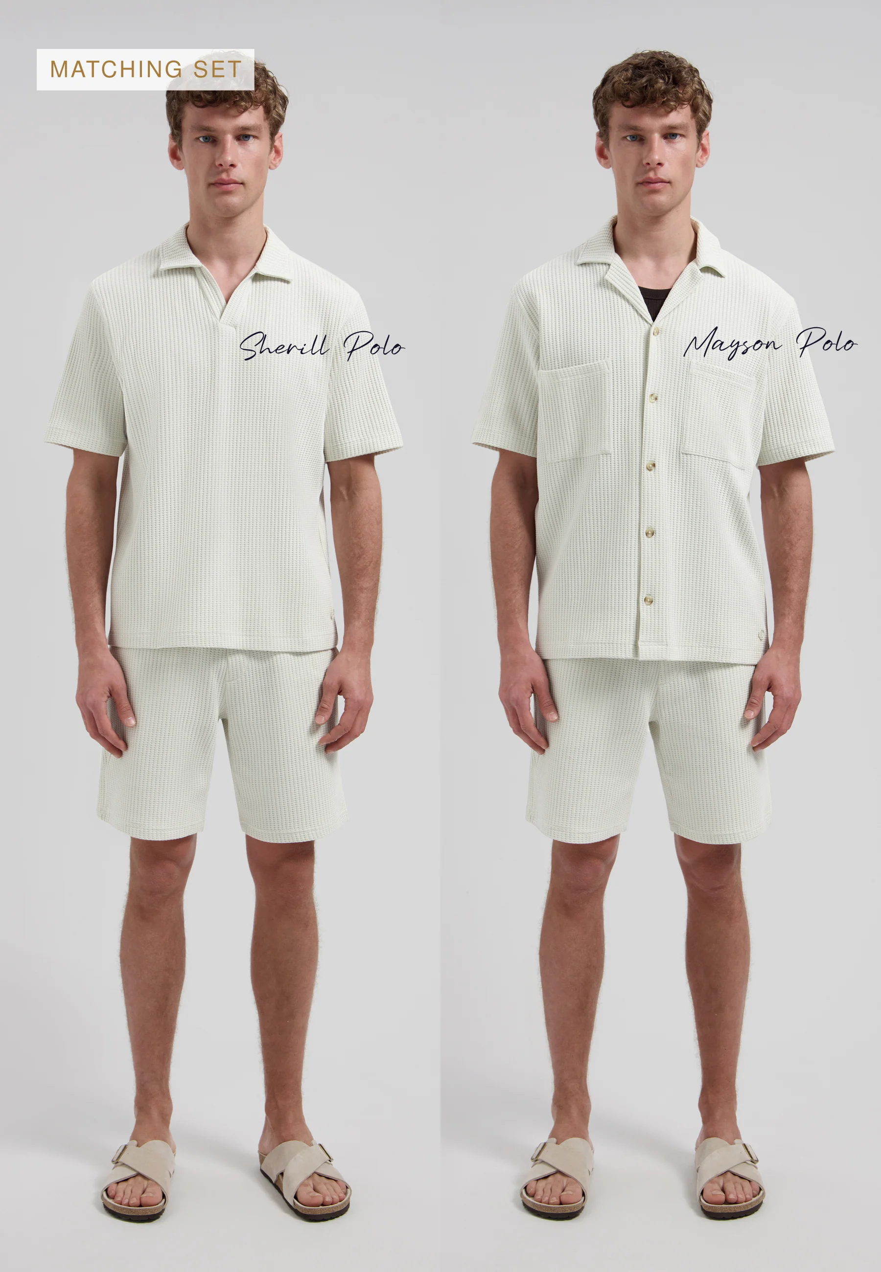 Logan Waffle Sweat Shorts - Image 4